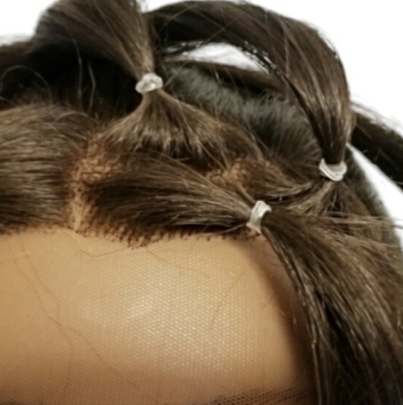 Brazilian Soft Elegant & Natural Human Hair Blend - Brown Lace Front Wig - NWT - Picture 8 of 16